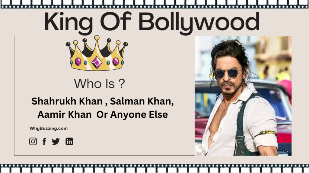 who is king bollywood in 2024 : shahrukh khan , salman khan and aamir khan